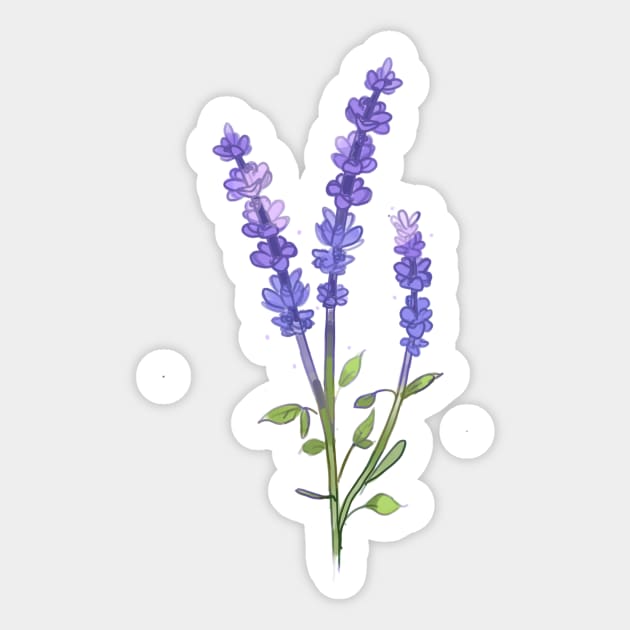 lavender Sticker by blauereiter